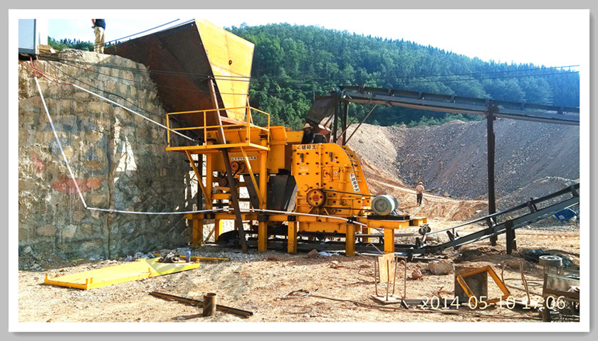 云南昆明?？诙弦桓咿D(zhuǎn)速反擊破制石英砂生產(chǎn)線(xiàn)